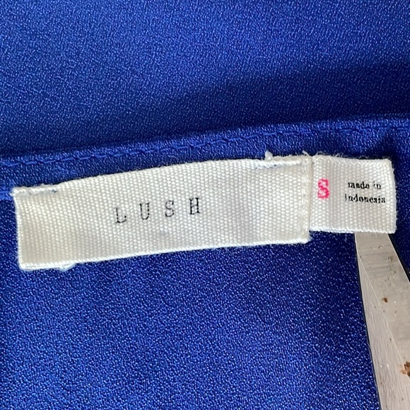 Lush Plain-Colored Open-Shoulde Sz S - Picture 7 of 7